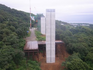 東九州自動車道　田久保川橋（下部工）工事