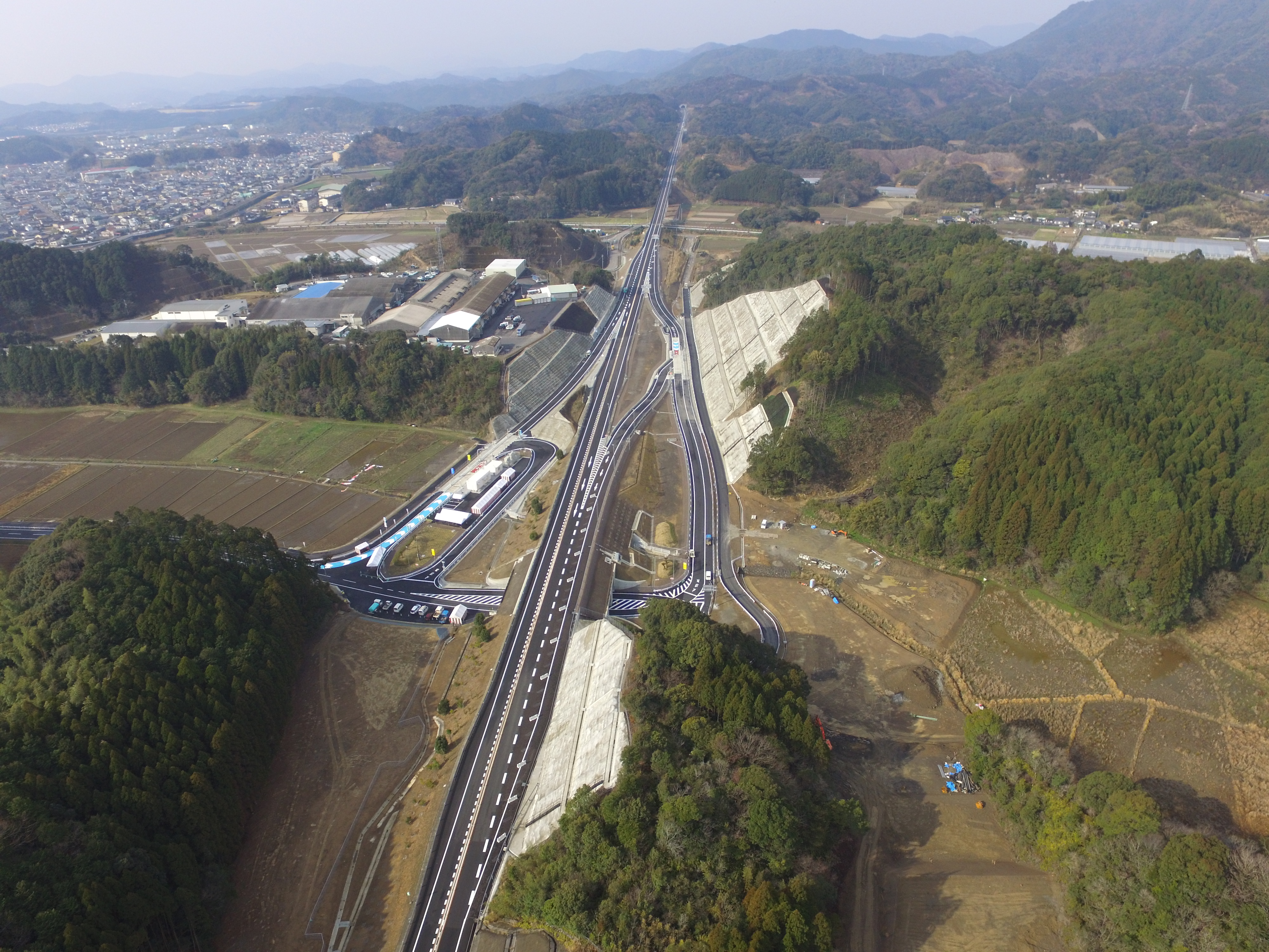 東九州自動車道 門川南スマートインターチェンジ工事