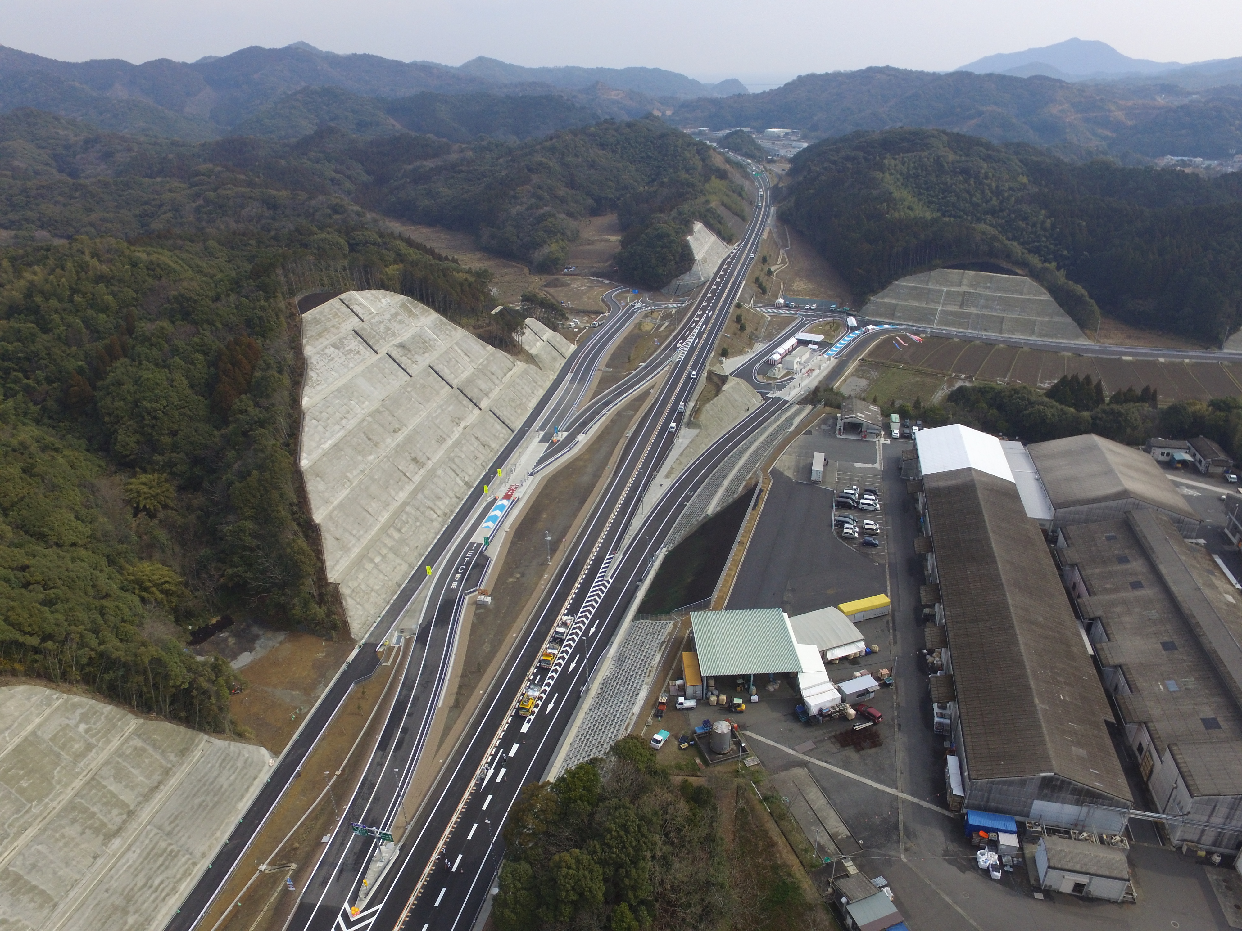 東九州自動車道 門川南スマートインターチェンジ工事