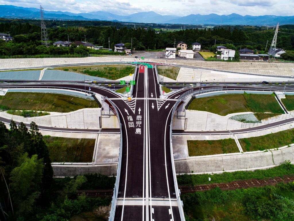 九州自動車道　人吉球磨スマートインターチェンジ工事