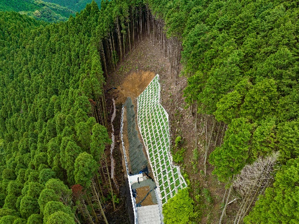 令和3年度 林業生産基盤整備道開設 横座線2工区（森林資源循環利用林道整備事業）