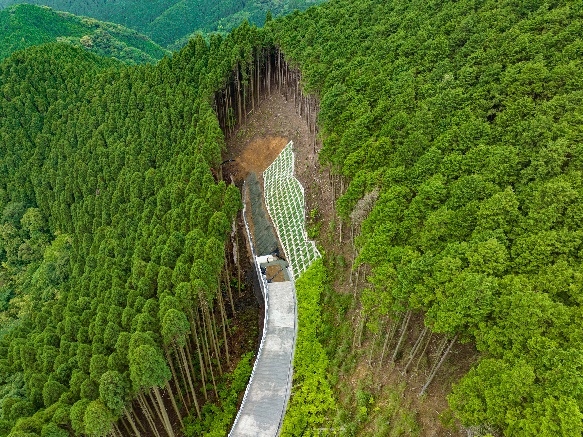 令和3年度 林業生産基盤整備道開設 横座線2工区（森林資源循環利用林道整備事業）