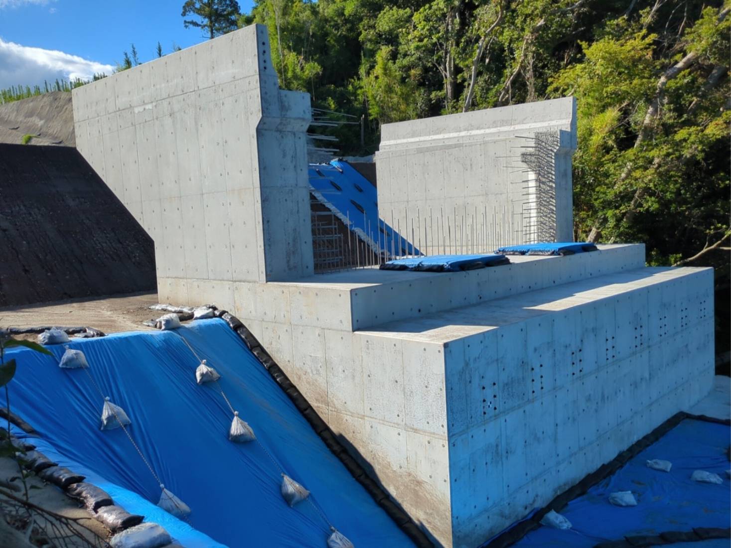 日南・志布志道路前川橋下部工（A2）工事