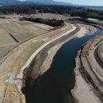 羽月川金波田地区掘削工事